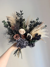 Load image into Gallery viewer, Nightfall Bridal Bouquet — Preserved Dried Flower Wedding Bouquet