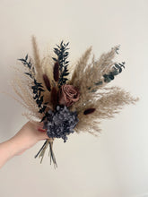 Load image into Gallery viewer, Nightfall Bridal Bouquet — Preserved Dried Flower Wedding Bouquet