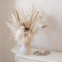 Load image into Gallery viewer, Blanc flower arrangement + Vase