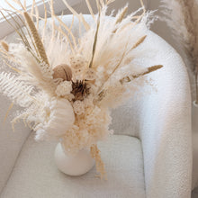 Load image into Gallery viewer, Blanc flower arrangement + Vase