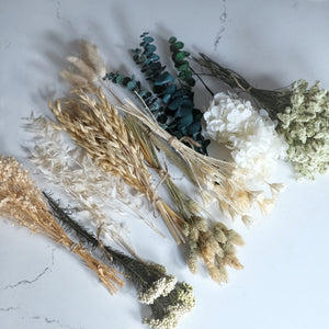 Dried flowers diy box - Natural  | Flower craft box | Build your own centrepieces | Spring flower box | Handmade | flower kit | Boho wedding