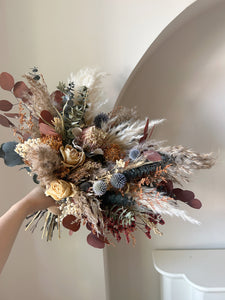 Bridal bouquet - Quicksand | Wedding bouquet | Boho | Dried flower bouquet| Fall wedding｜Dried Flowers｜Vintage｜Nature Inspired｜Handmade